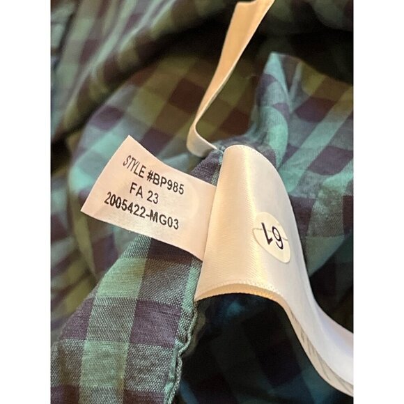 J. Crew Classic Flex Casual Shirt in Navy Medium New Mens Button Down - Picture 7 of 9